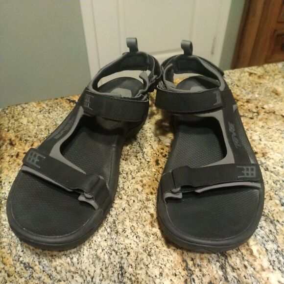 MEN'S TEVA 4289 M MINAM BLACK SPORT EVERYDAY SANDALS $80 US 11 - Picture 3 of 8